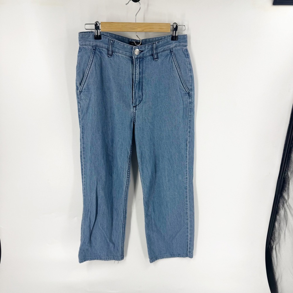 Rag & Bone New York Cotton Alex Tailored Straight Leg Jeans Medium Wash Size 28 - Picture 1 of 8